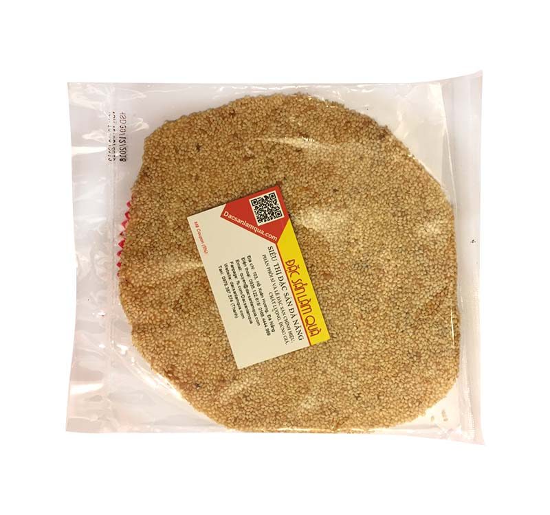 Kẹo mè xửng tròn mè trắng Huế 4 Keo me xung Hue Hien Ky Hue me trang min