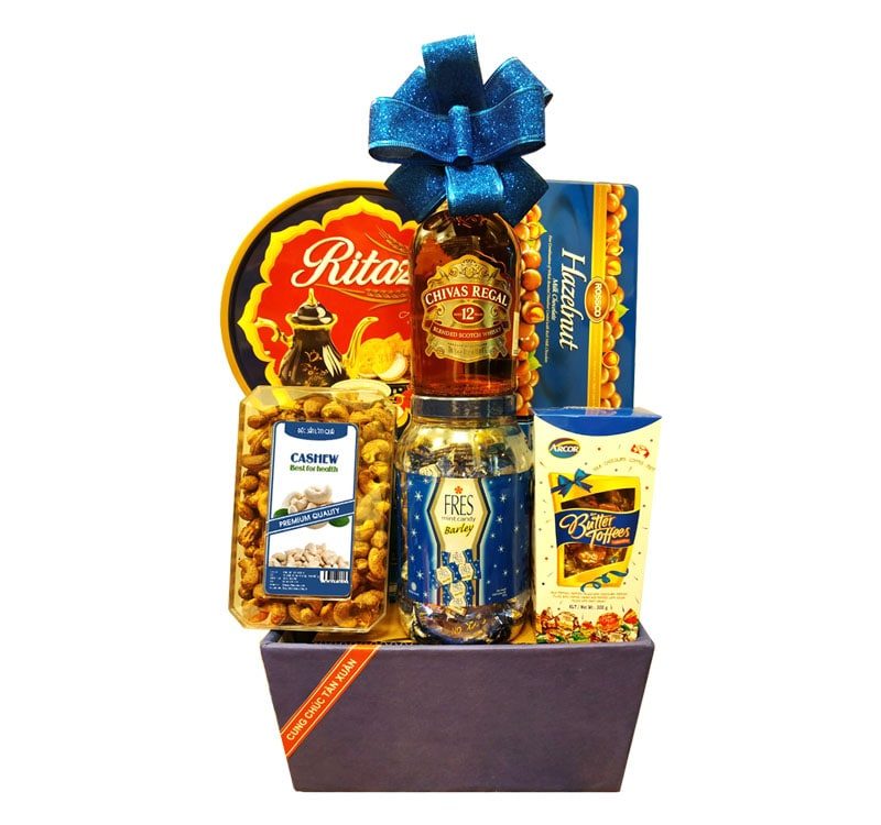 Giỏ quà An Khang Thịnh Vượng 3 Gio qua tet thinh vuong 1.400K