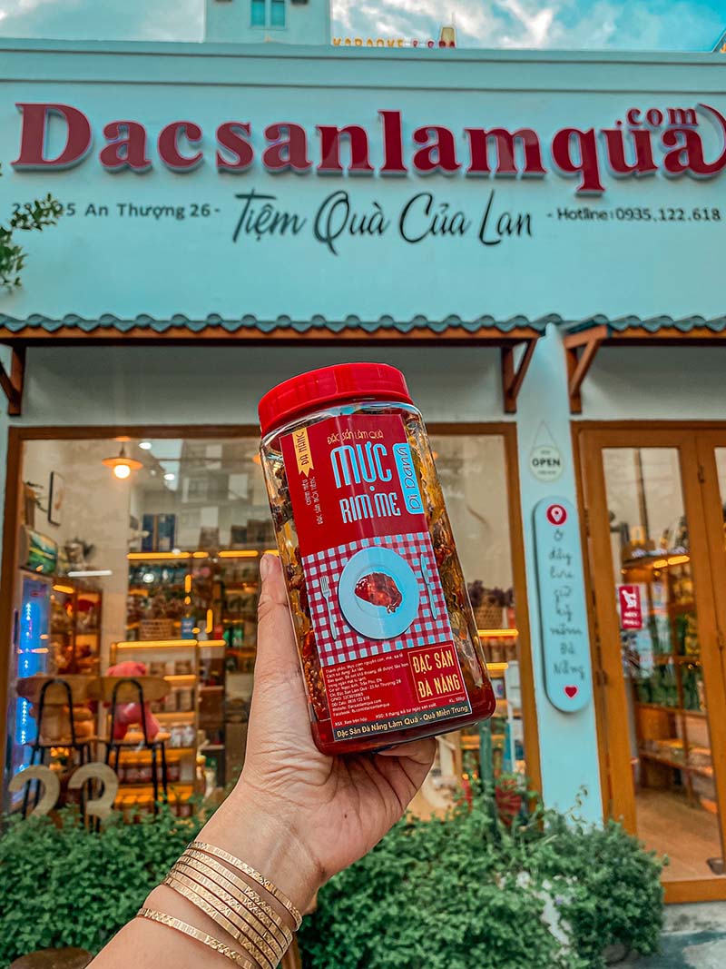 Mực rim me Đà Nẵng Dì Danh ĐẶC BIỆT - Đặc Sản Đà Nẵng Làm Quà