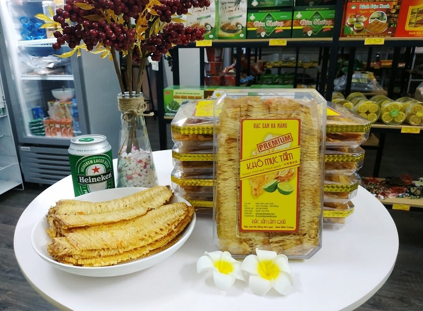 Mực cán cay Đà Nẵng