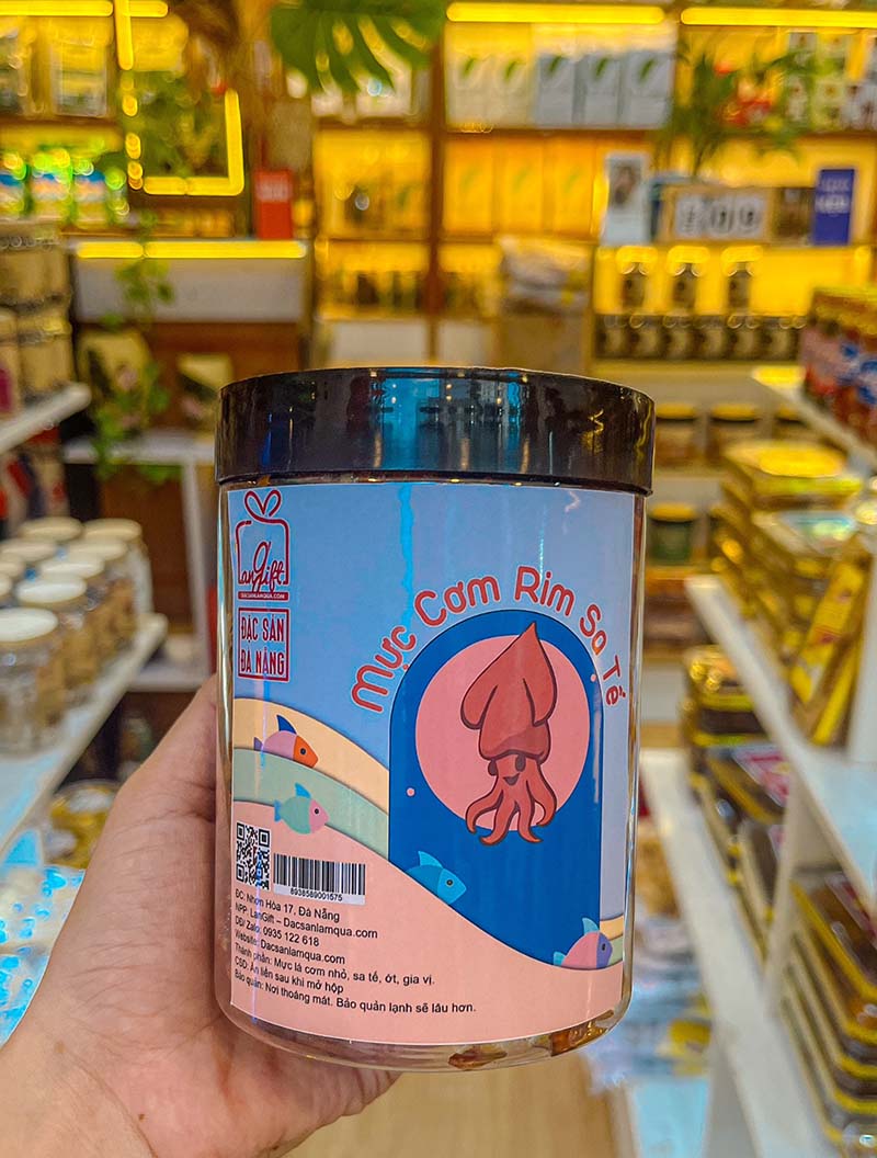 Mực cơm rim sa tế Đà Nẵng - Đặc Sản Làm Quà